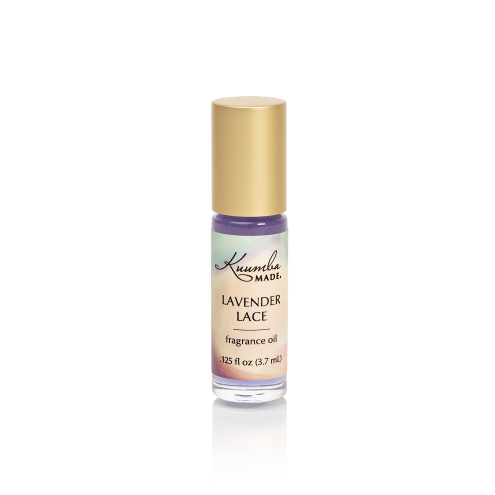 Kuumba Fait Lavender Kuumba Made Lace Fragrance Oil Roll-On 0.13 Fl Oz (3.7Ml) | Rollerball Perfume | Alcohol Free