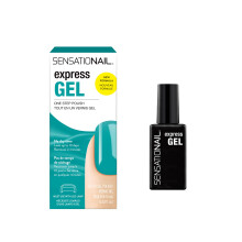 Sensationail Express Gel Nail Polish - Hem Home Gel Quick -Cure Polish - Glossy Long Lasting No Dry Time - Varar upp till 10 dagar - sjjungfru i