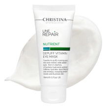 -CHRISTINA- Line Repair Depuff Vitamin ocn pletov maska ??s kyselinou hyaluronovou | Bojuje s otoky a vrskami | Vyivujc pletov masky Pce o pl