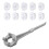 Bung Caps Includes 10 Thread Caps Drum Bung Hole Cap with Drum Wrench Drum Plug Bung Wrench for 15/ 1
