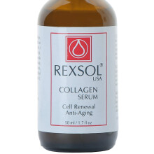 REXSOL Collagen Serum | Mit Vitamin C&E | Wirksames Anti-Aging-Serum zur Gesichtspflege & Altersfleckenentferner | Anti-Falten-Serum & Anti-Aging
