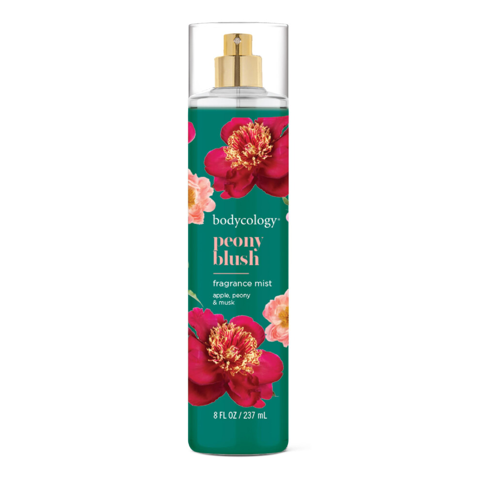 Bodycology Long-Lasting Fragrance Body Mist Peony Blush 8 Fl Oz