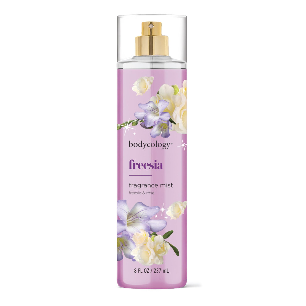Bodycology Light Long-Lasting Fragrance Body Mist Freesia 8 Fl Oz