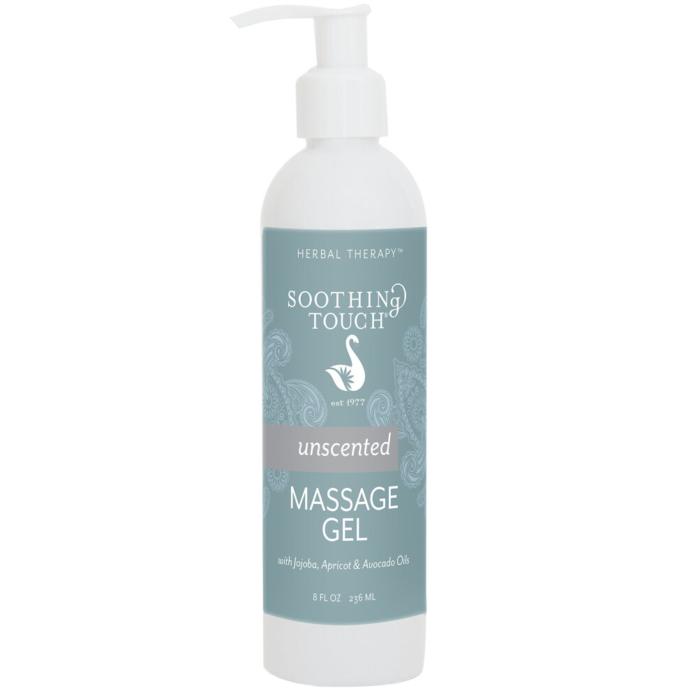 Soothing Touch Massage Gel Unscented 8 Ounce