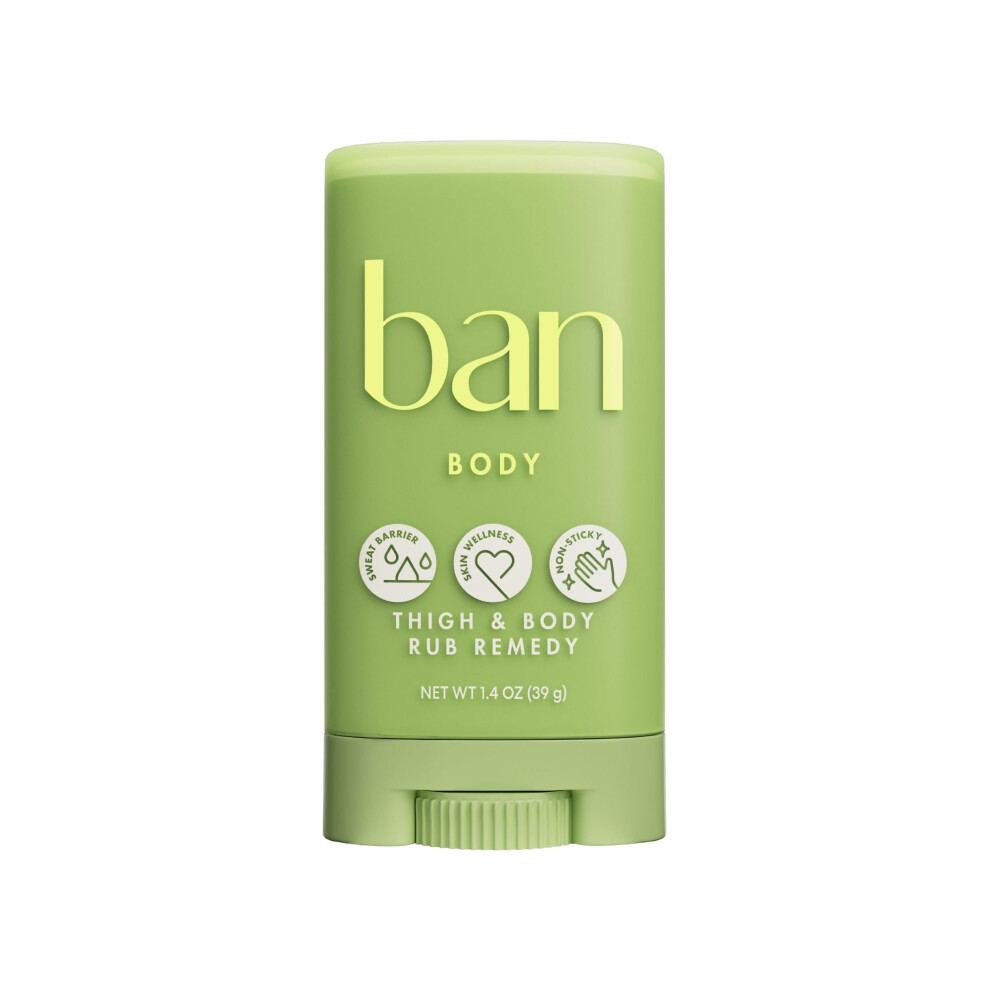 Ban Thigh & Body Anti-Friction Balm Prevents Chafing & Skin Irritation Anti Chafe Balm For Women & Men Aluminum Baking Soda & Talc Free Unsc