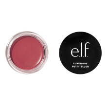 e.l.f. Luminous Putty Blush, Putty-to-Powder, Buildable Blush With A Subtle Shimmer Finish, Highly Pigmented & Creamy, Vegan & Cruelty-Free, St. Barts