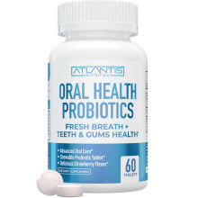 Probiotici orali compresse masticabile - Probiotico dentale per cura delle gengive e cura dei denti - Trattamento cronico del respiro dell'alitosi pe