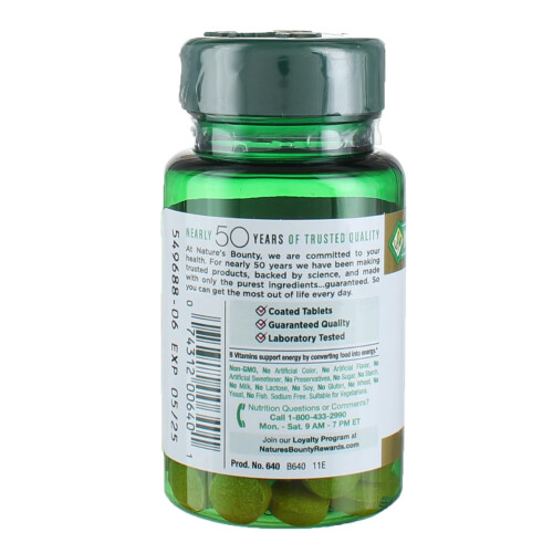 Nature's Bounty Witamina B-2 100 mg 100 tabletek 2