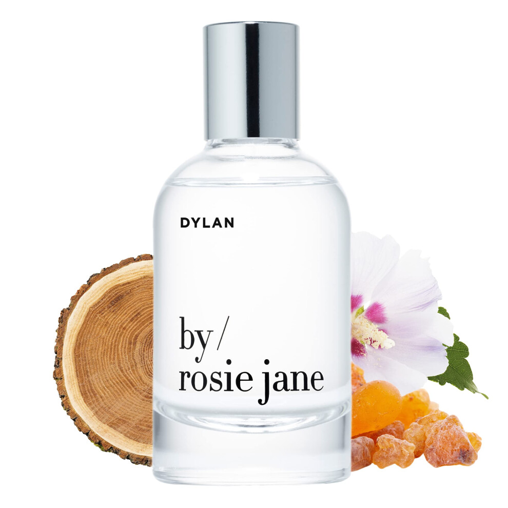 By Rosie Jane White Eau De Parfum Spray (Dylan) - Clean Fragrance For Women - Essential Oil Mist With Notes Of Cedar Frankincense & Musk - Parab