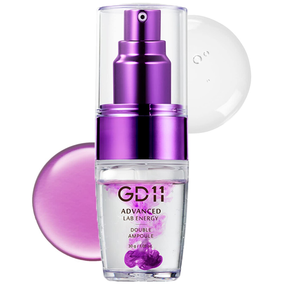 Gd11 Advanced Lab Energy Double Ampoule 1.01 Fl.oz | Anti-Aging Facial Serum With Stem Cell Extract And Hyaluronic Acid | Hydrating Serum For Ski