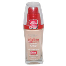 L'oreal Infallible Advanced Never Fail Makeup Classic Ivory 1-tekut unce