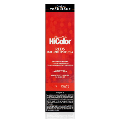 L’Oréal Paris Loreal Excel Hicolor H07 Tube Sizzling Copper 1.74oz (2 Pack) by L'Oreal Paris