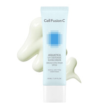Cell Fusion C Aquatica UV Defense Face Sunscreen SPF 50  No White Cast  Hydrating SPF Moisturizer with PDRN  50ml / 1.69 fl.oz