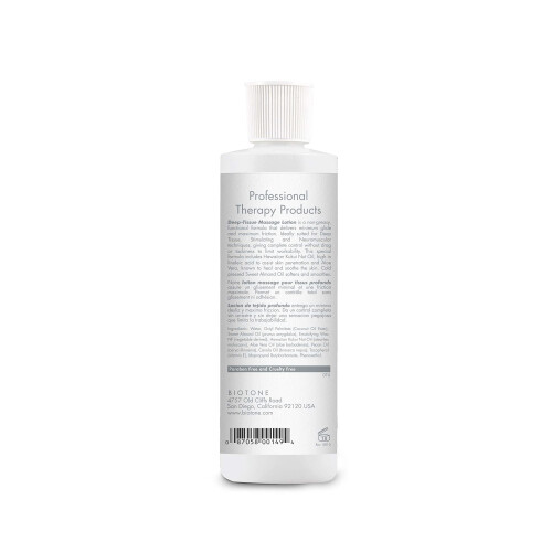 BIOTONE Deep Tissue Massage Lotion Rich Texture Lasting Glide Use for Swedish Trigger Point Sports and Deep Tissue Smooth Application Uns 1