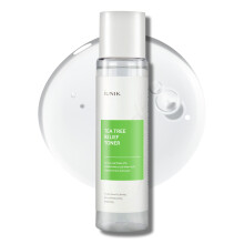 IUNIK Tea Tree Relief Veganes Gesichtswasser  Gesichtsfeuchtigkeitscreme fr zu Akne neigende, gereizte Haut mit Teebaum 67 % Centella Asiatica 19,5