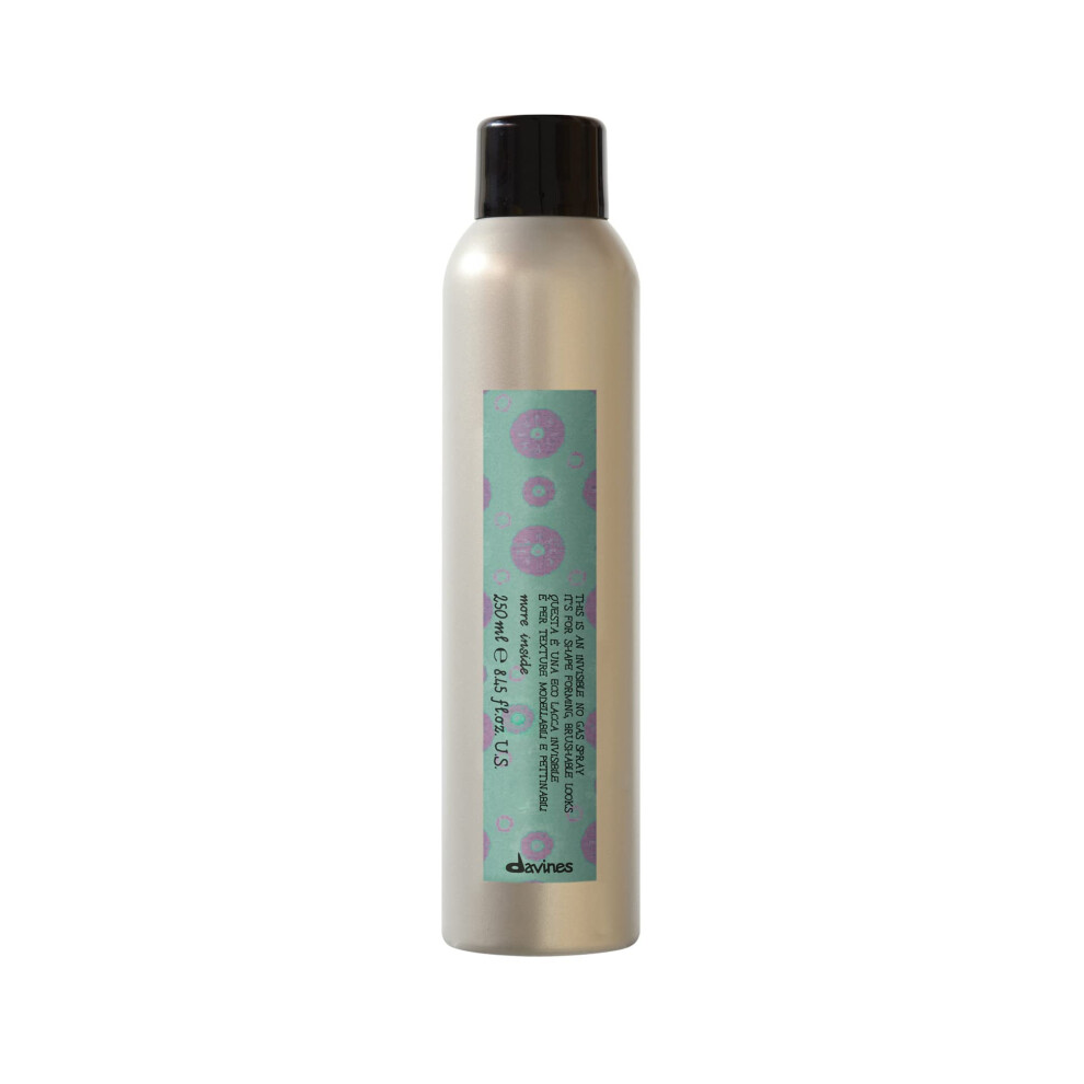 Davines This Is An Invisible No Gas Spray Humidity-Resistant Flexible Non-Aerosol Hairspray For Brushable Hold And Touchable Finish 8 Oz.
