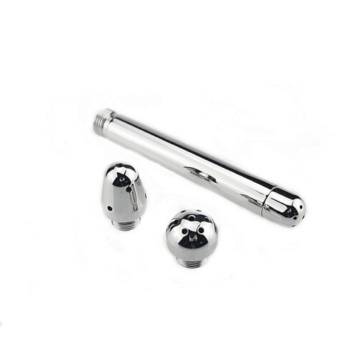 Badezimmer-Handheld-3-Kpfe-Aluminium-Einlauf-Duschdarm-Duschsystem-Reiniger