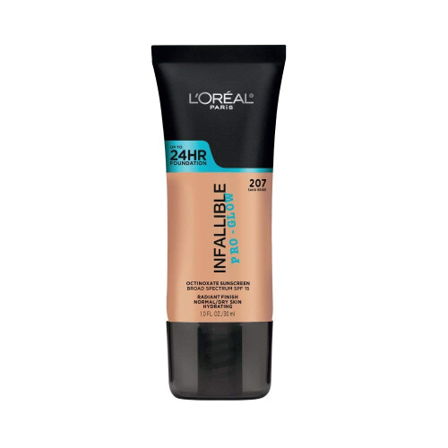 L’Oréal Paris L'Oreal Paris Makeup Infallible 24HR Pro-Glow Foundation, Sand Beige, 1 fl oz. 1