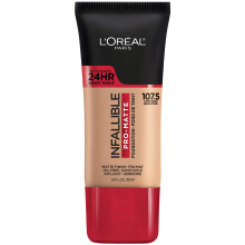 L'Oreal Paris Cosmetics Makeup Infallible Pro-Matte Liquid Longwear Foundation Ivory Beige 1 fl oz