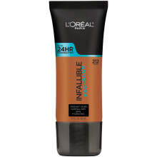 L'Oreal Paris Makeup Infallible 24HR Pro-Glow Foundation, Cocoa, 1 fl oz.