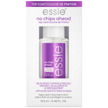 essie cuidado de uñas de calidad de salón, vegano, top coat claro, No Chips Ahead, 0.46 fl oz