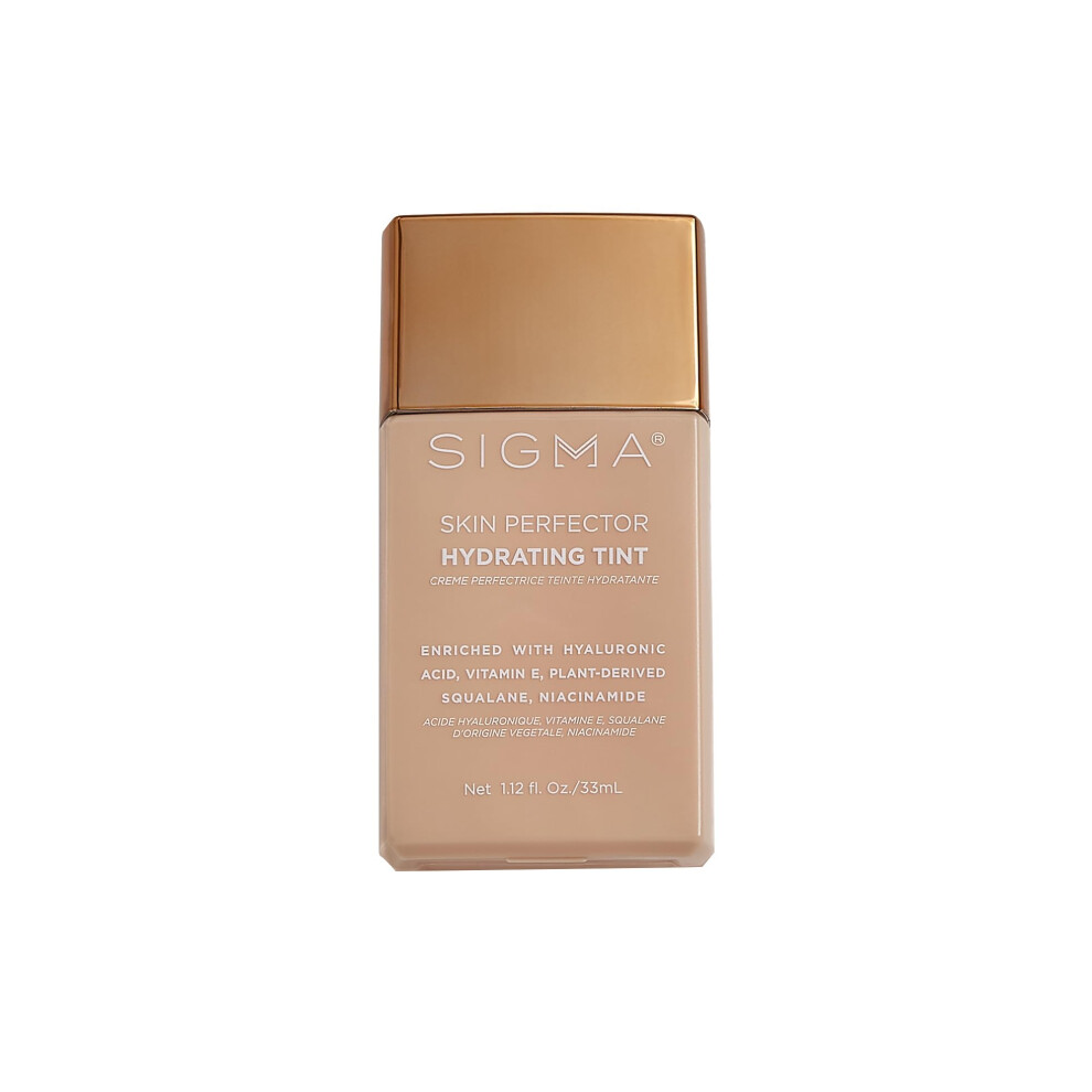 Sigma Beauty Skin Perfector - Hydrating Skin Tint Foundation For Lightweight Buildable Coverage With Hyaluronic Acid Niacinamide Serum And Mo