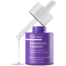 Bakuchiol Retinol Serum - Anti Aging Serum for Face & Eyes - Korean Skincare Retinol Alternative - Fine Lines & Wrinkles - Rejuvenation Facial Sk