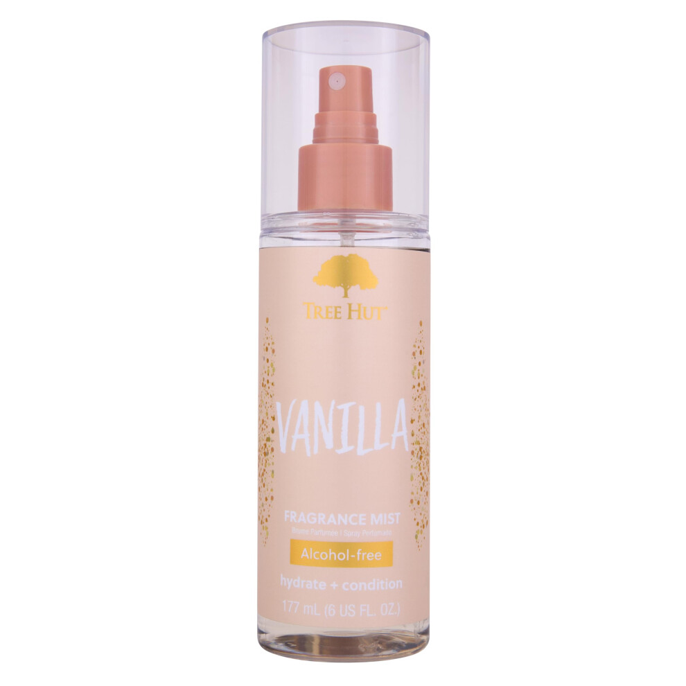 Tree Hut Vanilla Fragrance Mist | Spritz On for a Refreshed Feel or Layer with Your Favorite Scents | Versatile Body Spray | 6 fl oz.-image-OPC-PHXPZVP-NEW