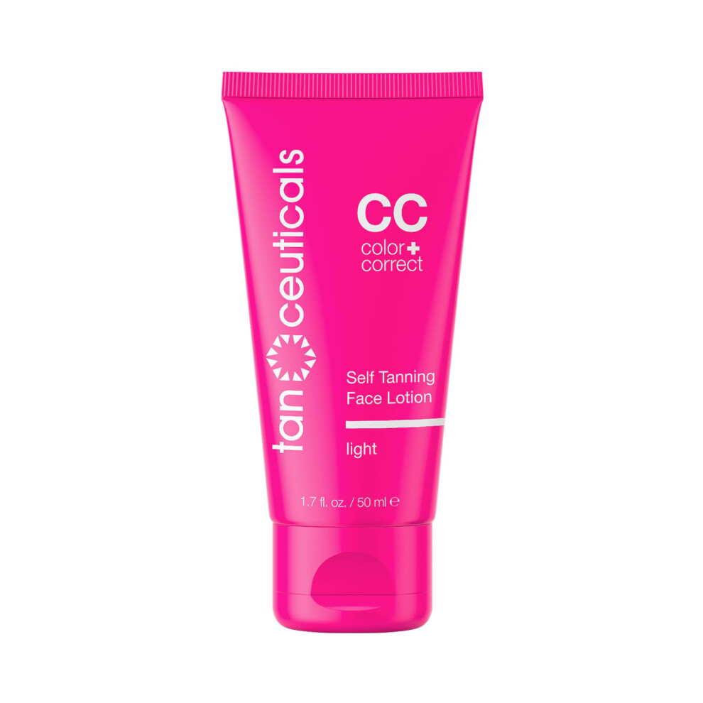 Tanceuticals Facial Self Tanner - Lichte zelfbruinende lotion voor het gezicht geeft geleidelijke, langdurige zonloze bruining - Frisse kokosgeur - V