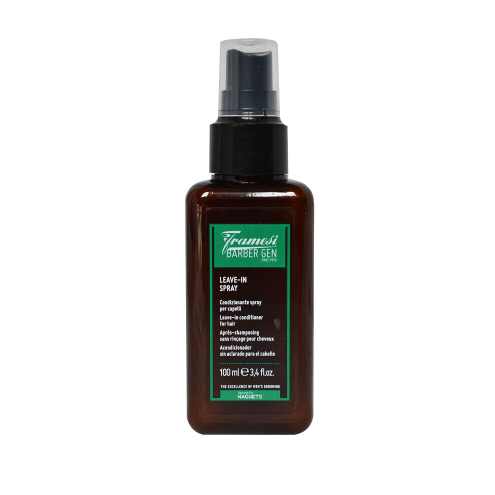 Framesi Barber Gen Leave In Conditioner 3.4 Fl Oz Beard And Hair Conditioning Spray