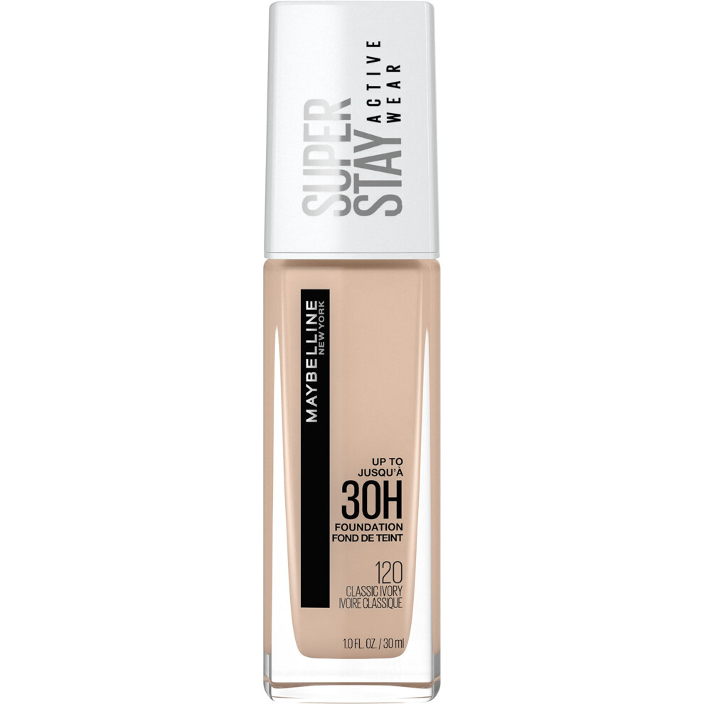 Maybelline Super Stay Full Coverage Liquid Foundation Active Wear Makeup  Up to 30Hr Wear  Transfer  Sweat & Water Resistant  Matte Finish  Class