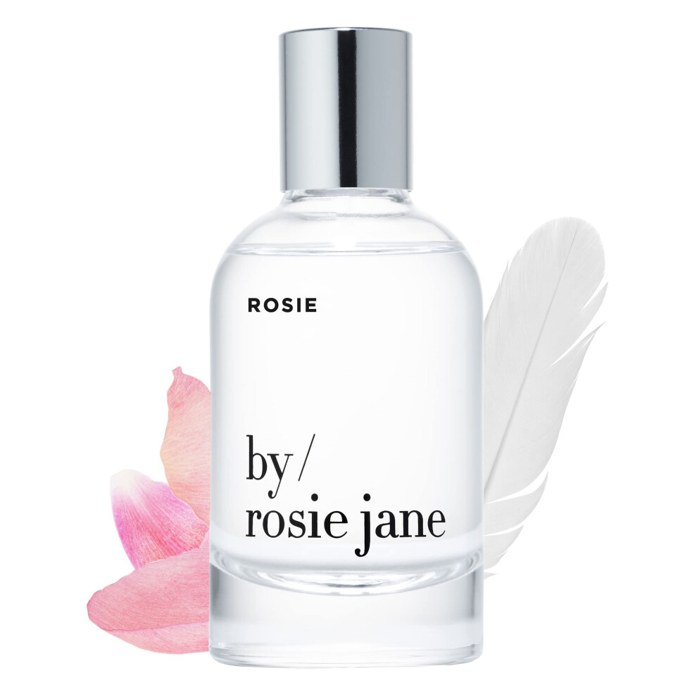 By Rosie Jane Eau De Parfum Spray (Rosie) - Clean Fragrance For Women - Essential Oil Mist With Notes Of Sheer Musk Vanilla Sweet Rose - Parabe