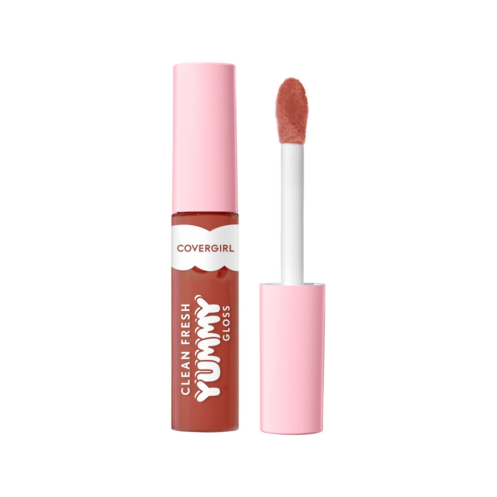 COVERGIRL Clean Fresh Yummy Gloss Daylight Collection Hydrating Glossy Shine Vegan Formula Sunset Skies 40 0.33oz