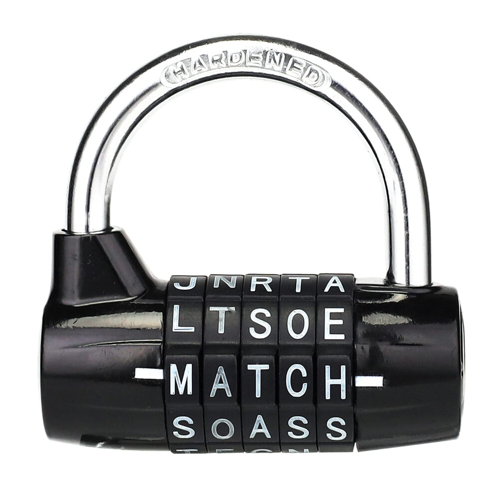 Combination Padlocks Zinc Lock With Code And Letter/Word Combination For Lockers, Gym, Gate 820064754806