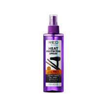 Red by Kiss Heat Protector Ultra Shine Oil Spray - Proteo trmica at 460F Hidratao anti-frizz e fora para cabelos (6 Fl Oz) - Estilo: Therm