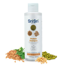 SRI SRI TATTVA Protein Shampoo Natrliche ayurvedische Haarpflege fr normales bis trockenes, strapaziertes Haar Sulfatfreie Formel fr gesund gl