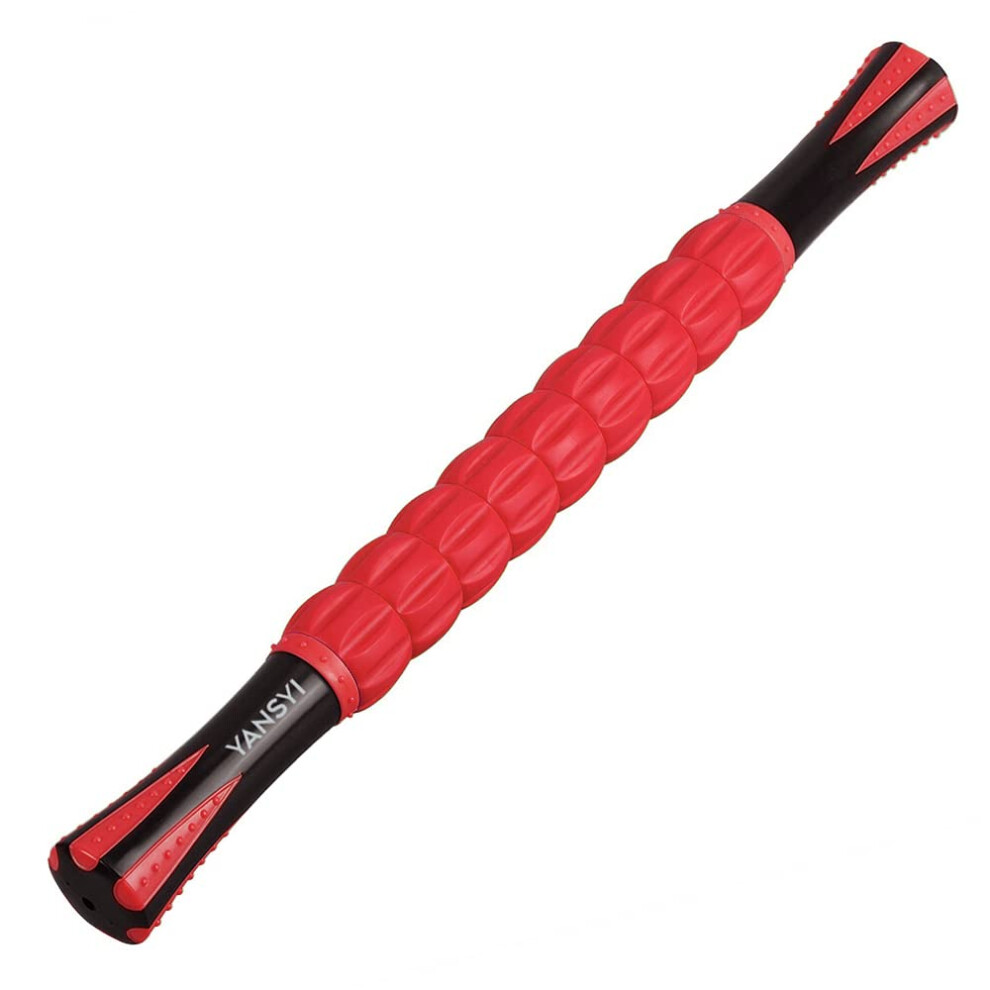 Yansyi Muscle Roller Stick For Athletes - Body Massage Roller Stick - Release Myofascial Trigger Points Reduce Muscle Soreness Tightness Leg Cram