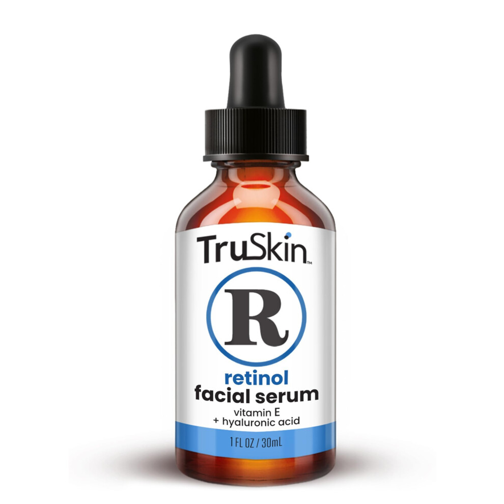 Truskin Retinol Serum For Face - S Rum Anti- Ge Doux Avec De L'acide Hyaluronique Du R Tinol Et De La Vitamine E Pour Une Sensation Plus Jeune --image