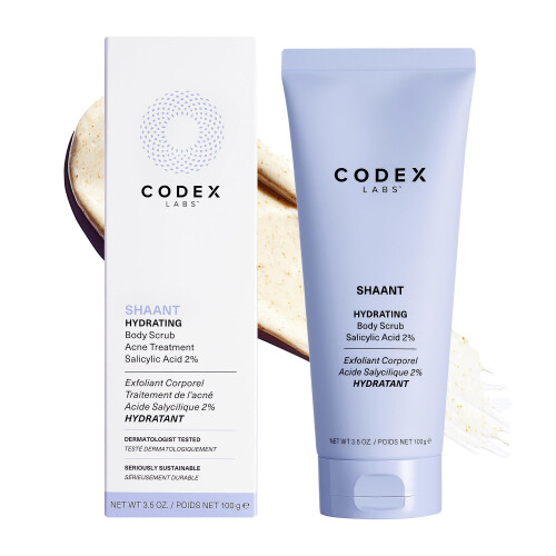 Codex Labs Shaant Hydraterende Acne Lichaamspeeling - Olie Controle Exfoliant