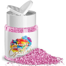 MARBLERS Twinkle Glitter [Flamingo] 1,5oz (42g) | Fein | Ungiftig, vegan, tierversuchsfrei | Gesicht Krper Lidschatten Haar Festival Party Make-up |
