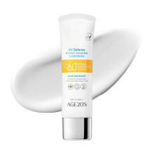 AGE20'S UV Defense Hydro Calming Sonnenschutz LSF 60+ | Koreanischer Sonnenschutz | Feuchtigkeitsspendende, cremige Formel, kein Weistich, leichtes