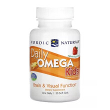 Nordic Naturals - Daily Omega Kids, Hartgezondheid, 30 Softgels