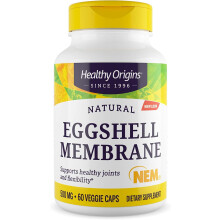 Healthy Origins Eggshell Membrane (NEM) 500 mg Natrliches Kollagen und Gelenkuntersttzungsergnzungsmittel Glutenfreies Nahrungsergnzungsmitte