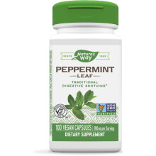 Nature's Way, Pfefferminzblatt, 700 mg, 100 Vegane Kapseln (350 mg pro Kapsel)