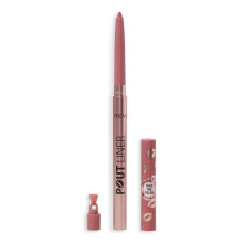 Revolution Beauty Bout Bomb Bombing Liner Rimpiccio di labbro Shaper di lunga durata con acido ialuronico e vitamina E vegana e nuda marrone privo di