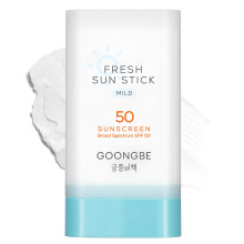 Goongbe, Fersk Solstik Solcreme, Mild, SPF 50, 0,81 oz (23 g)