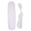 RADIUS Toothbrush Original Big Brush  BPA Free ADA Accepted - Left Hand - White Brush with White Case 1