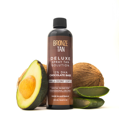 Bronze Tan Dark Spray Tan Solution - Professional Tanning Solution for Spray Tan Machine - Airbrush Spray Tan - Sunless Tanning Solution 250ml 2