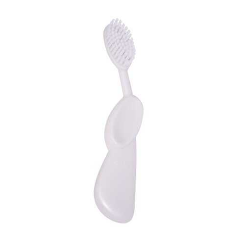 RADIUS Toothbrush Original Big Brush  BPA Free ADA Accepted - Left Hand - White Brush with White Case 2