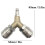Compressed Air Distributor, Compressed Air Fitting 1/4 Quick Release 3 Way Compressed Air Connector with Male Thread Y Distributor 2